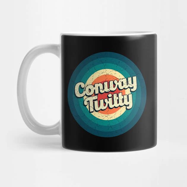 Graphic Conway Name Retro Vintage Circle by Mysterious Astral City